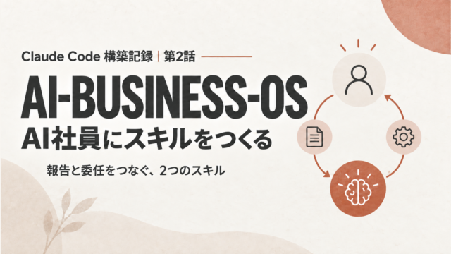 AI-BUSINESS-OS構築記録のアイキャッチ画像